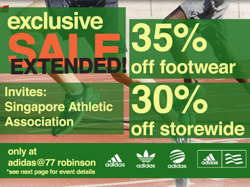 Extended – Exclusive adidas Sale Invitation for SAA T&F Series 2 and ...