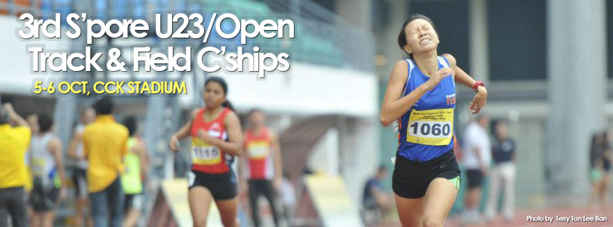 3rd Singapore U23  Open Track and Field Championships 2013